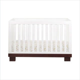 Babyletto Modo 3 in 1 Convertible Wood Crib in Two-tone White/Espresso