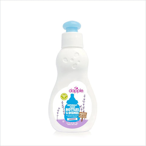 Dapple Baby 89ml Travel Size Bottle and Dish Liquid in Lavender