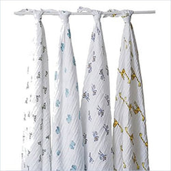 Aden and Anais Classic Swaddle 4-Pack in Jungle Jam