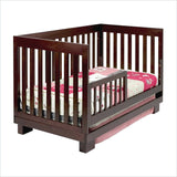 Babyletto Modo 2 Piece 3-in-1 Convertible Wood Crib Set in Espresso