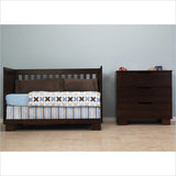 Babyletto Modo 2 Piece 3-in-1 Convertible Wood Crib Set in Espresso