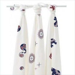 Aden and Anais Bamboo Swaddle 3-pack in Diwali