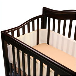 Breathable Baby Bumpers in Ecru