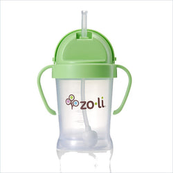 Zoli Bot Straw 6oz Sippy Cup in Green