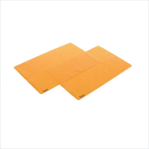 Zoli Baby Matties Silicone Travel Mats in Orange