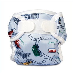Bummis Cloth Baby Diaper in Big City Pattern