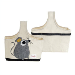 3 Sprouts Mouse Storage Caddy in Gray
