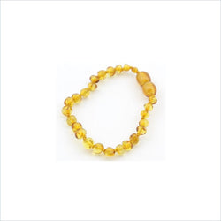 Baltic Amber TeethingÃ‚Â Anklet in Honey