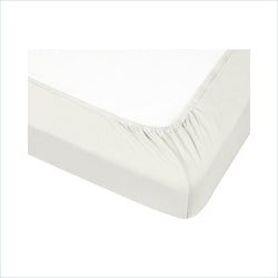 Kushies Organic Interlocked Fitted Crib Sheet in Off White