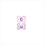 MAM Night 2+ Months Silicone Pacifier - 2 Pack