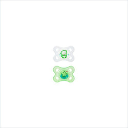 MAM Night 2+ Months Silicone Pacifier - 2 Pack