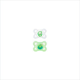 MAM Night 2+ Months Silicone Pacifier - 2 Pack