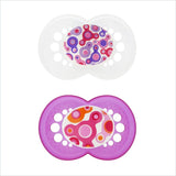 MAM Trends 6+ Months Silicone Pacifier - 2 Pack