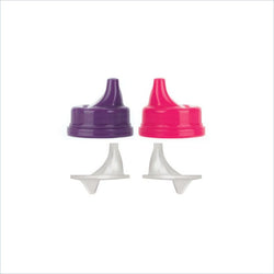 Lifefactory Sippy Cap Set in Raspberry and Royal Purple