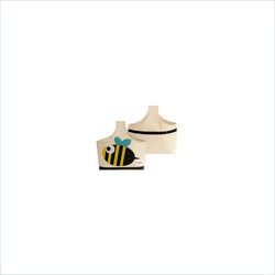 3 Sprouts Bee Storage Caddy in Black & Yellow