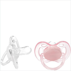 Avent Free Flow Infant Pacifiers in Pink/White - 2 Pack