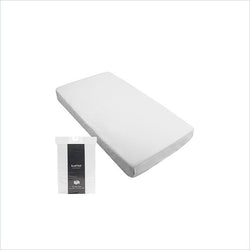 Kushies Percale Fitted Crib Sheet in Ecru