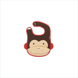 Skip Hop Zoo Tuck-Away Bibs in Monkey