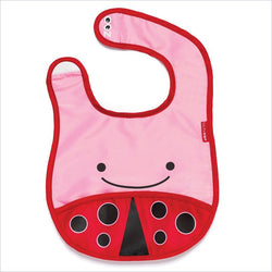 Skip Hop Zoo Tuck-Away Bibs in Ladybug