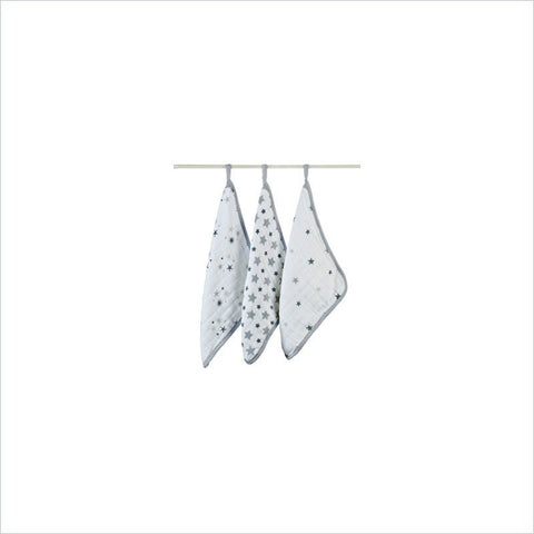 Aden + Anais 3-Pack Washcloth Set in Twinkle
