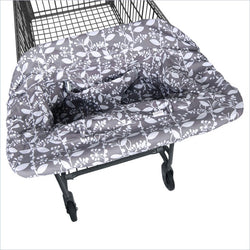 JJ Cole Compact Shopping Cart and High Chair Cover in Ash Woodland