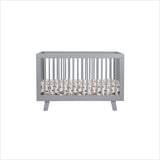 Babyletto Hudson 3-in-1 Convertible Crib with Toddler Rail in Grey
