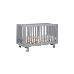Babyletto Hudson 3-in-1 Convertible Crib with Toddler Rail in Grey