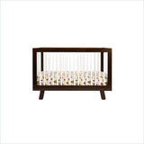 Babyletto Hudson 3-in-1 Convertible Crib with Rail in White/Espresso