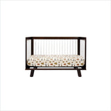 Babyletto Hudson 3-in-1 Convertible Crib with Rail in White/Espresso