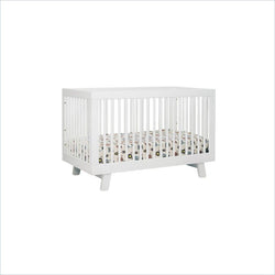 Babyletto Hudson 3-in-1 Convertible Crib with Toddler Rail in White