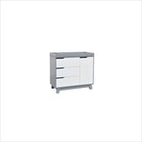 Babyletto Hudson Dresser with Changer Tray in Grey/White