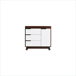 Babyletto Hudson Dresser with Changer Tray in White/Espresso