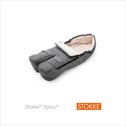 Stokke Xplory Footmuff in Black Melange