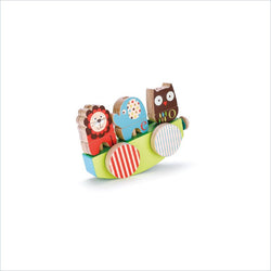 Skip Hop Alphabet Zoo Rock and Stack Pull Toy