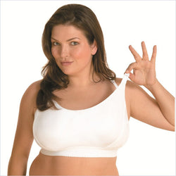 Bravado Design Original Nursing Bra Double Plus Size in White