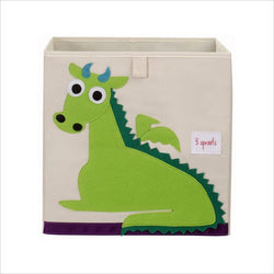 3 Sprouts Drago Storage Box in Green
