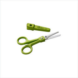 ZoLi Snip 6" Ceramic Food Scissors in Green