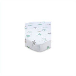 Aden and Anais Crib Sheet in Up  Up and Away - Elephant
