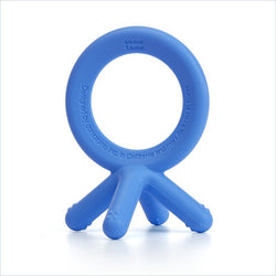 ComoTomo Silicone Baby Teether in Blue