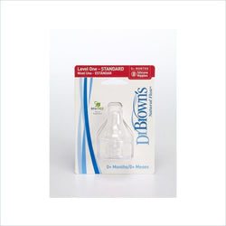 Dr. Brown's Standard Replacement Level-1 Silicone Nipple