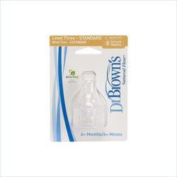 Dr. Brown's Standard Replacement Level-3 Silicone Nipple