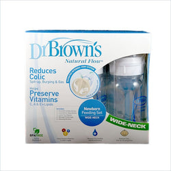 Dr. Brown's Wideneck Polypropylene Newborn Feeding Set