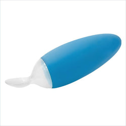 Boon Squirt Silicone Baby Food Dispensing Spoon in Blue