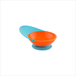 Boon Catch Bowl with Spill Catcher in Orange/Blue