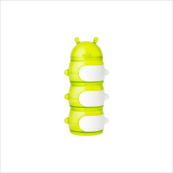 Boon Caterpillar Snack Stack Container in Green/White