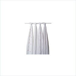 Aden and Anais 4 Pack Swaddling Wraps In Lovely