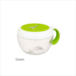 OXO Tot Flippy Snack Cup with Travel Lid in Green