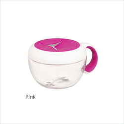 OXO Tot Flippy Snack Cup with Travel Lid in Pink