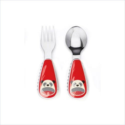 Skip Hop Zootensils Little Kid Fork and Spoon Set in Panda