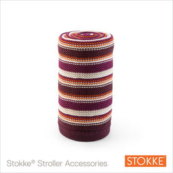 Stokke Stroller Knitted Blanket in Purple & Orange
